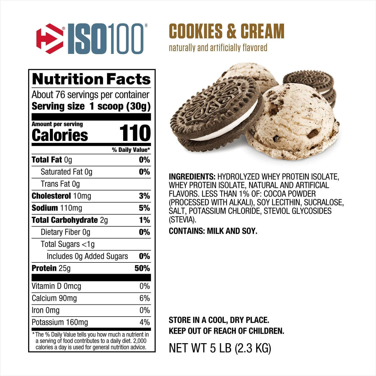 ISO 100 Cookies Cream SF