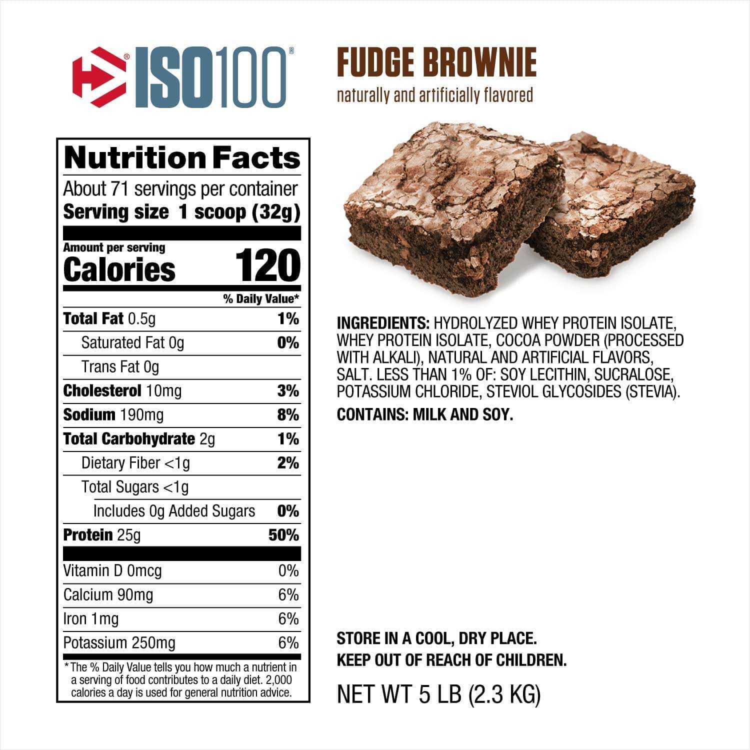 ISO 100 Fudge Brownie SF
