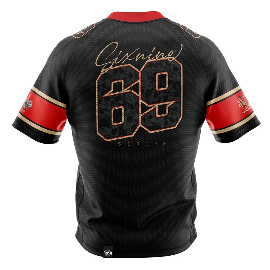 Official NFL Empro Classic Black Six Nine Series T-Shirt 003