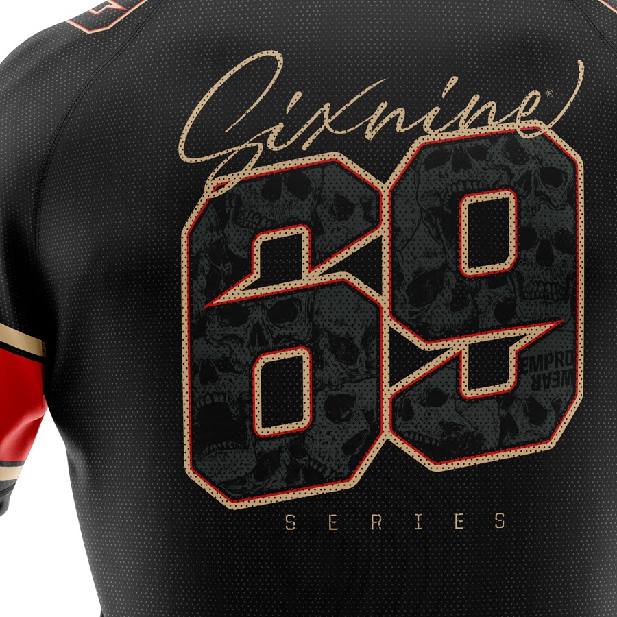 Official NFL Empro Classic Black Six Nine Series T-Shirt 004